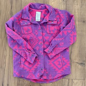 Cabela's Kids Button Down Shirt - Purple and Pink